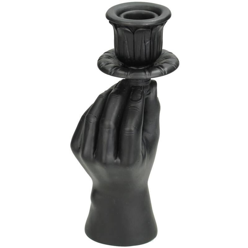Kerzenständer - Hand Schwarz - ↑ 20 cm