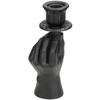 Kerzenständer - Hand Schwarz - ↑ 20 cm