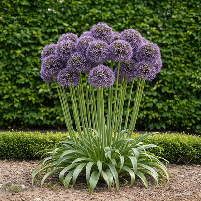 Blumenzwiebeln Allium Gladiator | 5 Stück Lila – Zwiebelgröße 16/18 – XXL Pack